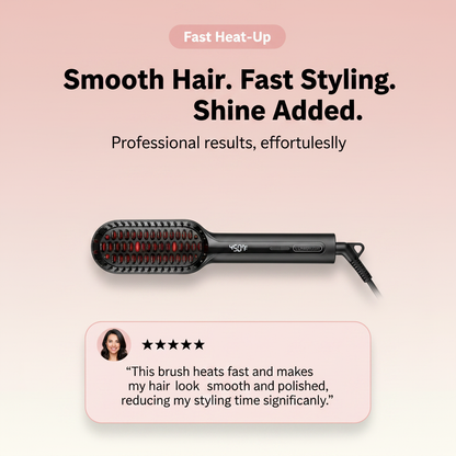 LumiBrush Hair Straightening Comb
