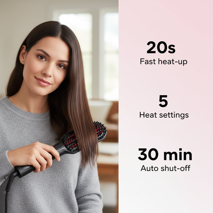 LumiBrush Hair Straightening Comb